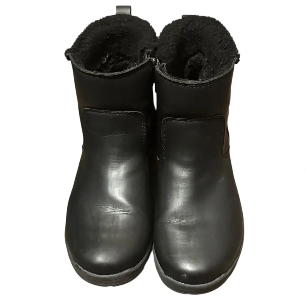 Eddie Bauer Siren Black Winter Boots Snow Womens Size 7 Lined Rain